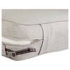 Montlake Fadesafe Square Patio Lounge Seat Cushion Set: Water-Resistant, Heather Gray - Classic Accessories - 4 of 4