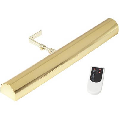 Polished Brass 21" Dimmable LED Picture Light with Remote
