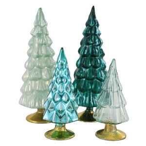 Craftoutlet.Com 7.0 Inch Set Of 4 Hue Trees Saint Patrick Decorative Tree Set , Everyday Decor Christmas Accessory Decoration (4PC) - 1 of 4