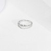 Girl's Heart & CZ Band Sterling Silver Ring - In Season Jewelry - 4 of 4