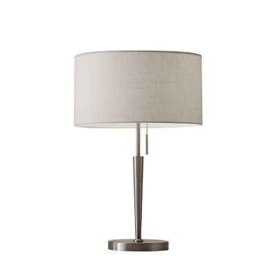 22" Hayworth Collection Table Lamp Silver - Adesso