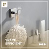 Mixxidea Square Towel Hook Bundle with Towel Bar - 2 of 4