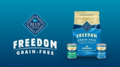 Blue freedom grain free senior dog food hotsell