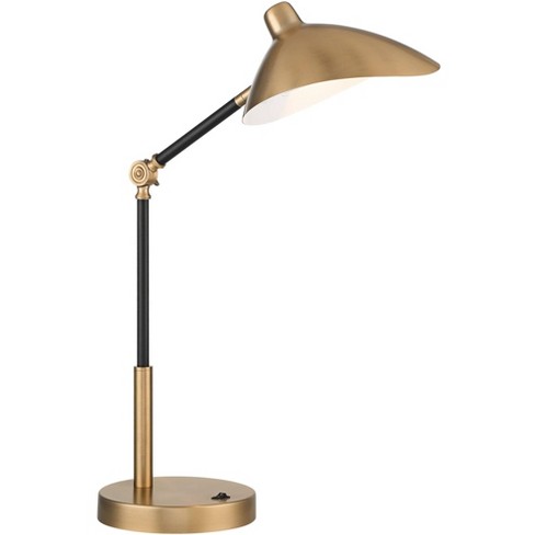 Modern brass desk sales lamp