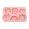 Unique Bargains Candy Mould 6-Cavity Rainbow Cloud Sun Flower Candy Mould Hand Wash 7.2"x4.72"x1.02" 1 Pc - 3 of 4
