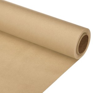 Unique Bargains Smooth Painting Gift Flower Wrapping Art Easel Kraft Paper Roll - 1 of 4