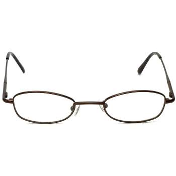 Calabria FlexPlus 85 Ant Brown Designer Blue Light Blocking Reading Glasses 46mm
