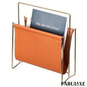Fabulaxe Magazine Holder and Rack for Desktop, Home Office, Living Room, Waiting Areas, Magazines, Books, Newspapers and Other Reading Materials 14 " - 1 of 4