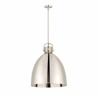 Newton Bell - 1 Light Pendant In Industrial Style-23.88 Inches Tall and 18 Inches Wide
