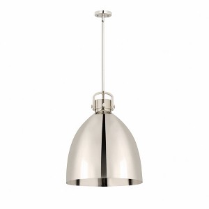 Newton Bell - 1 Light Pendant In Industrial Style-23.88 Inches Tall and 18 Inches Wide - 1 of 1