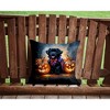 Tramull 14x14 Inch Halloween Throw Pillow, Indoor Outdoor Decorative Pet Theme Pillow - 4 of 4