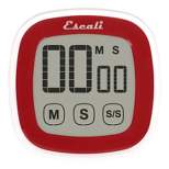 Escali Touch Screen Digital Timer Red