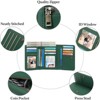 Clotth Small Wallets for Women - RFID Blocking PU Leather Trifold Ladies Wallet with Zipper Coin Pocket -Easy-to-Use,for Daily Use,Travel,Work - 4 of 4