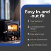 DuraVent DuraBlack 6DBK-12SS 12 x 6 Inch Stainless Steel Single Wall Stove Pipe - 4 of 4