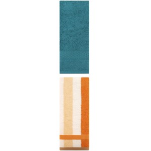 REGALWOVEN Cotton Absorbent Soft Decorative Hand Towels 13" x 30"/13" x 29" 2 Pcs - 1 of 4
