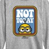 Boys' - Despicable Me Minions - Not Today Long Sleeve Graphic T-Shirt - 2 of 4
