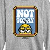 Boys' - Despicable Me Minions - Not Today Long Sleeve Graphic T-Shirt - image 2 of 4