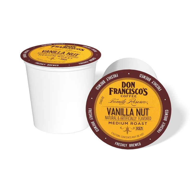 Don Francisco&#39;s Vanilla Nut Medium Roast Coffee - Single Serve Pods - 24ct, 3 of 10