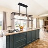 TOBILI Industrial Style Iron Restaurant Island Pendant Light black.2 - 4 of 4