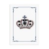 Anna-Kaci Purple Royal Monarch Queen Crown Crystal Rhinestone Brooch Pin with Family Gift Message Card & Envelope Jewelry Gifts - 2 of 4