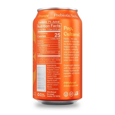 Poppi Orange Prebiotic Soda - 12 fl oz Can_5