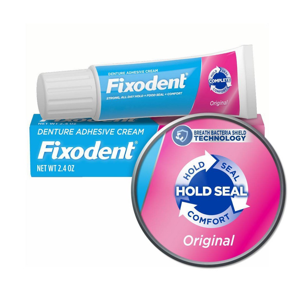 UPC 076660008663 product image for Fixodent Original Secure Denture Adhesive - 2.4oz | upcitemdb.com