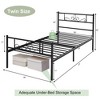 Costway Twin/Queen/Full Metal Platform Bed Frame with Headboard and Footboard No Box Spring Needed - image 4 of 4