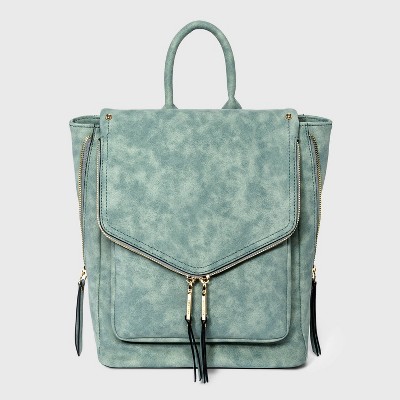 VR NYC Envelope Flap Backpack - Blue