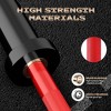 4FT Barbell Weight Bar, 500lbs Capacity Straight Weight Bar for Weightlifting and Power Lifting, Workout Barbell Fit 2'' Standard Weights - 3 of 4
