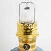 Aladdin Georgia Blue Genie II Oil Lamp for Shelf or Table, Indoor Emergency Lighting, Limited Edition in Blue Glass with Chrome or Brass Finish - 4 of 4