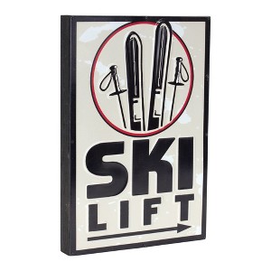 Melrose Ski Lift Lodge Sign 15.75"H - 1 of 2