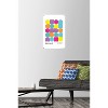 Trends International Reinders: Bauhaus - Funky Colors Unframed Wall Poster Print Clear Push Pins Bundle 14.725" x 22.375" - 2 of 4
