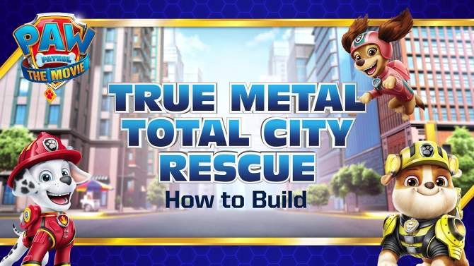 PAW Patrol: The Movie Liberty Total City Rescue Set, 2 of 14, play video
