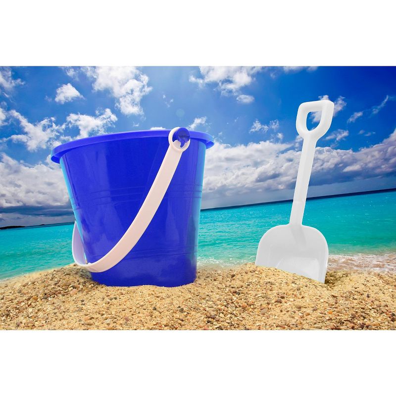 Top Race 5'' Beach Pails Sand Buckets and Shovels - 12 Pack, 4 of 6