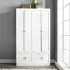 2pc Harper Entryway Pantry Closets White - Crosley: Modular Storage ...