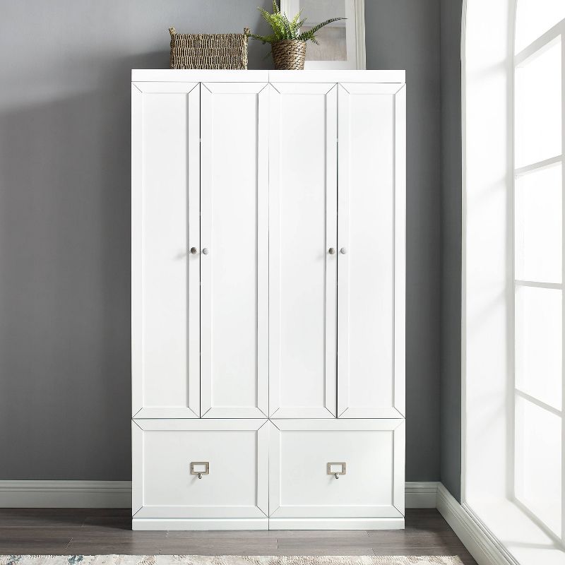 2pc Harper Entryway Pantry Closets White - Crosley, 5 of 14