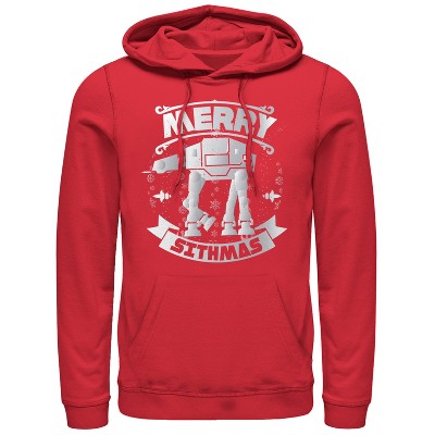 Men's Star Wars Christmas Sithmas AT-AT Pull Over Hoodie