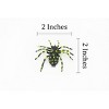 Collectible Wildlife Gifts | Spider, Yellow Spots, Rubber Insect, Realistic Figure, Model, Replica, Kids Educational Gift,         2"     F921 B40 - 2 of 4