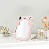 Unique Bargains Foldable Cartoon Frogs Desktop Cosmetic Mirror 1 Pc - 3 of 3