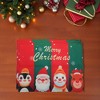 Unique Bargains Christmas Place Mats Linen Red Green White 13"x17.7" 2 Pcs - 2 of 4