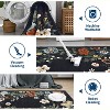 coucheta Floral Washable Area Rug, Multi-size Foldable Printed Soft Non Slip Low Pile Non-Shedding Stain-Resistant Carpet, for Living Room, Bedroom - 3 of 4