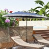 Outsunny 15ft Extra Large Patio Umbrella, UPF30+ Double-sided Rectangle Umbrella with Easy Crank Handle, 2 Vents for Garden Pool Lawn - 2 of 4