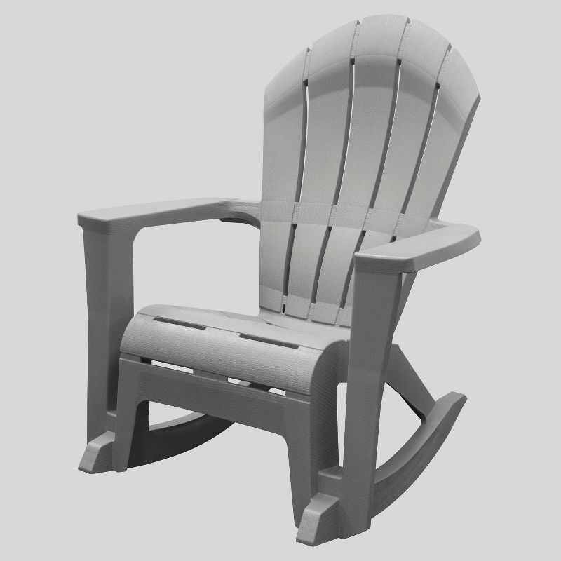 Stack Patio Rocking Chair - Gray - Adams Manufacturing, 1 of 4