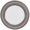 Gibson Home Silver Wind 16 Piece Fine Ceramic Dinnerware Set in Grey and Pink - 3 of 4