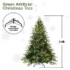 Racxily 7ft Artificial Spruce Tree - Artificial PVC Fir Tree, Full Look, Natural Style, for Indoor Holiday Decor - 4 of 4