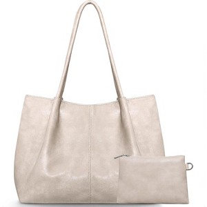 Large Tote Bag for Women Work Vegan Leather 16L Ladies Handbags - 1 of 4