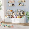 Garvee Toy Storage Organizer and Kids Bookshelf 6-Shelf Durable Cubby Storage for Toddlers - 4 of 4