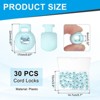 Unique Bargains Plastic Adjustable Draw String Clip Ends Spring-Loaded Buckle Round Cord Locks 30 Pcs - 2 of 3