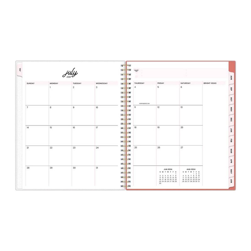 Color Me Courtney for Blue Sky 2024-25 Weekly/Monthly Planner 10&#34;x8&#34; Frosted PP Stepped Pink, 6 of 13