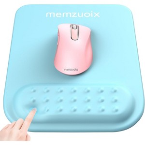 Blue Ergonomic Mouse Pad with Wrist Rest Support - 1 of 3